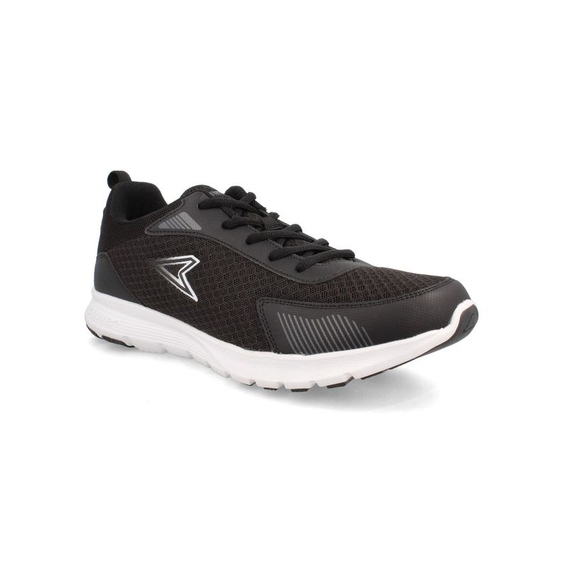 Zapatilla Hombre Power Wave Belmonte Negro-Blanco-0