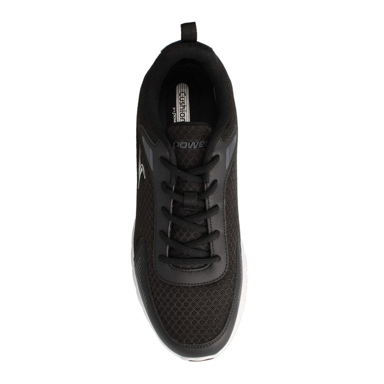 Zapatilla Hombre Power Wave Belmonte Negro-Blanco-3