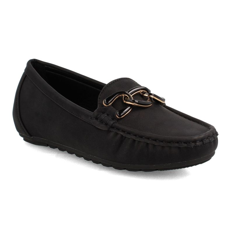 Mocasin Mujer Bata Comfit Cathina Negro-2