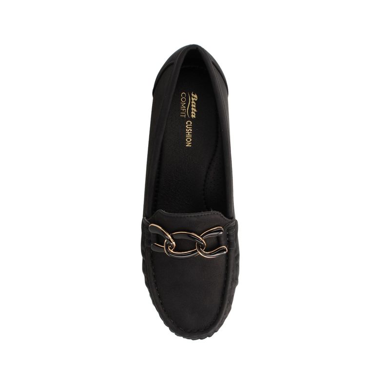 Mocasin Mujer Bata Comfit Cathina Negro-7