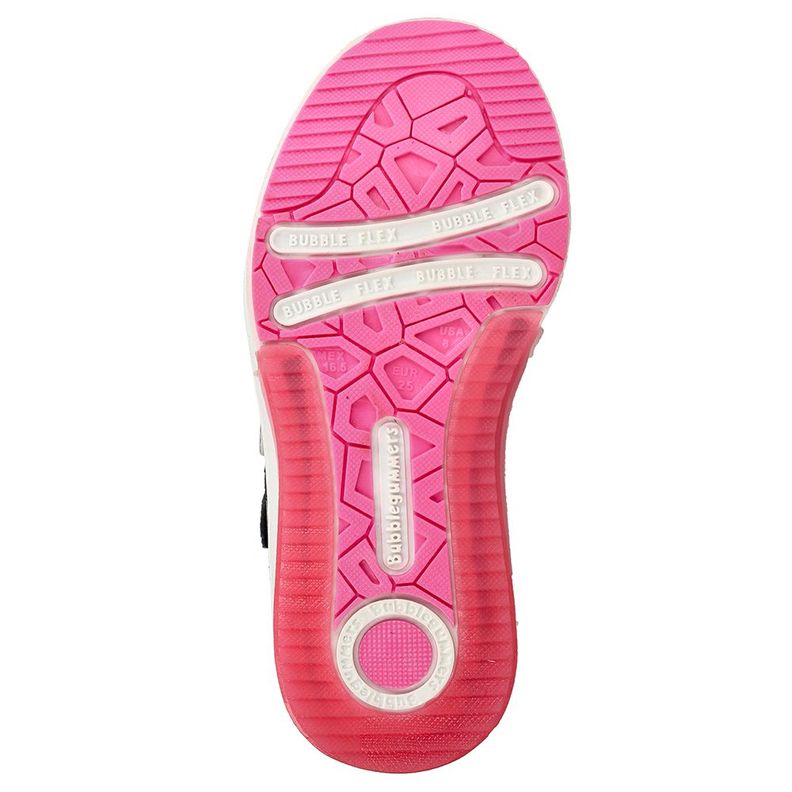Botín Niña Luces Bubblegummers Neon Negro-6