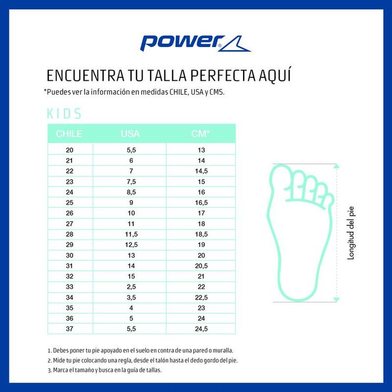 ZAPATILLA NIÑO POWER WAVE ACCENT NEGRO 34 - 38-9