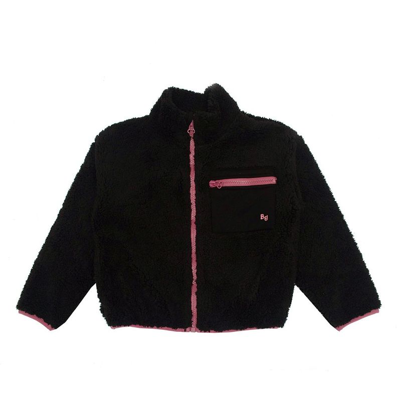 Poleron Niña Bubblegummers Dominga Negro  Teens-0