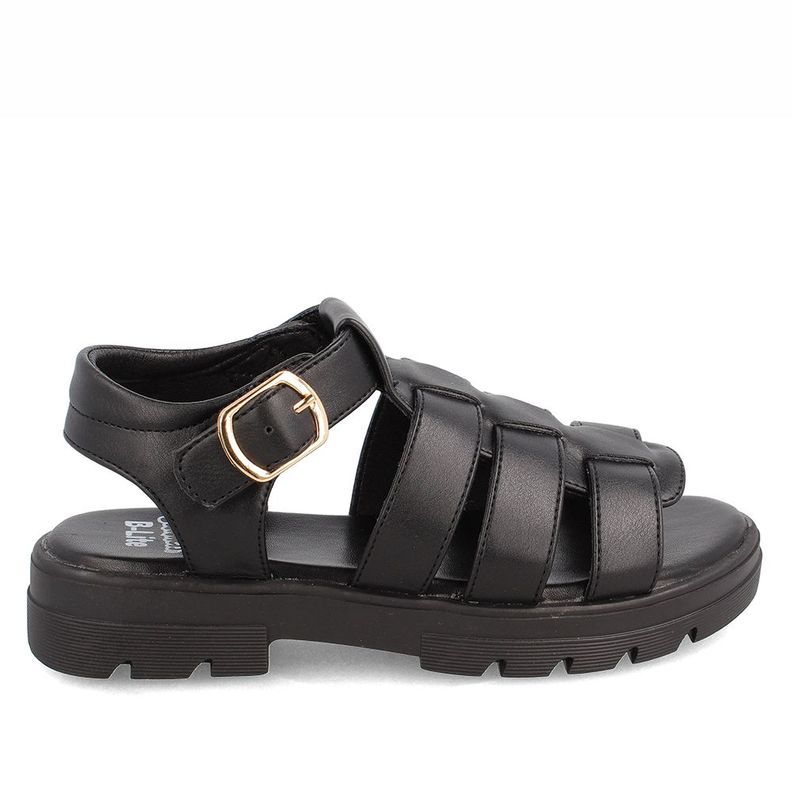 Sandalia  Niña Bubblegummers Dunia Negro-4