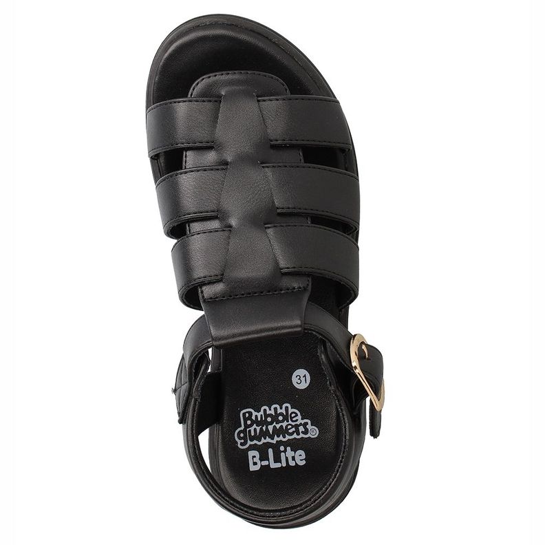 Sandalia  Niña Bubblegummers Dunia Negro-5