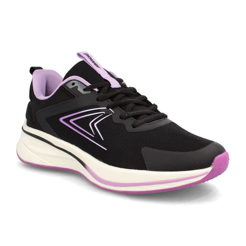 Zapatilla Mujer Power Swift Negro-Lt Morado-1