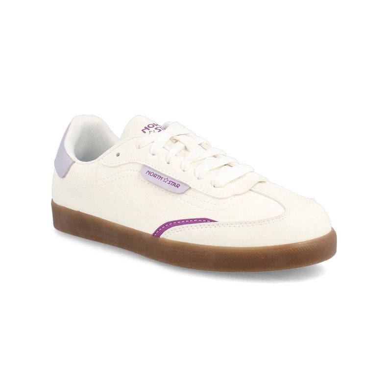 Zapatilla Niña North Star Striker Blanco-Lila-1