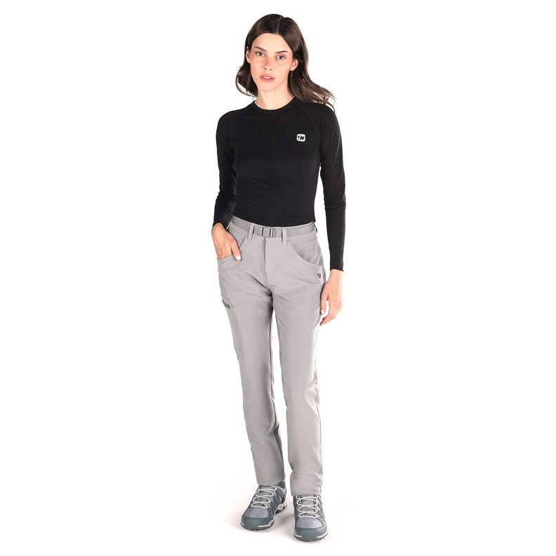 Pantalon Mujer Weinbrenner Bolzano Gris-3