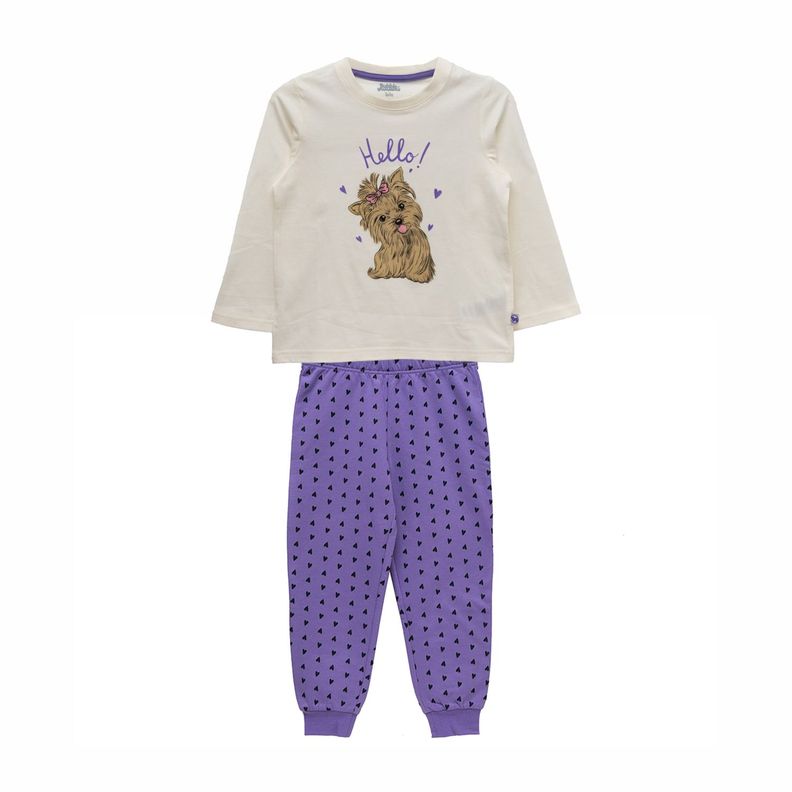 Pijamas Niña Bubblegummers Bruselas Lila-0