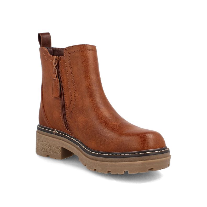 Botín Mujer Bata Ximena Camel-2