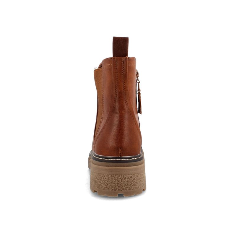 Botín Mujer Bata Ximena Camel-4