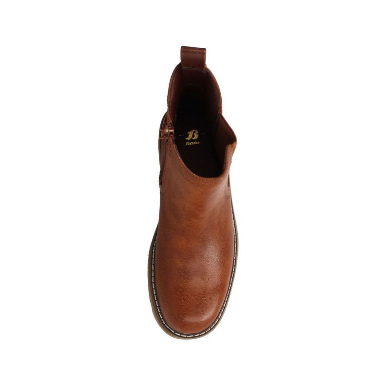Botín Mujer Bata Ximena Camel-7