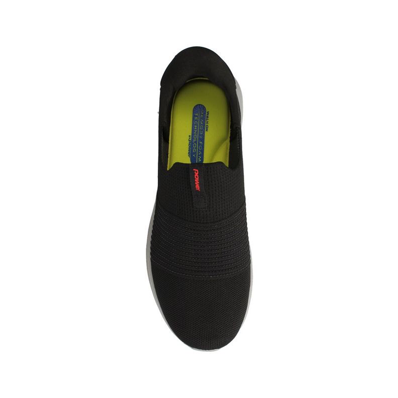 Zapatilla Hombre Power N-Walk Akari Easyslide Negro-Blanco-3