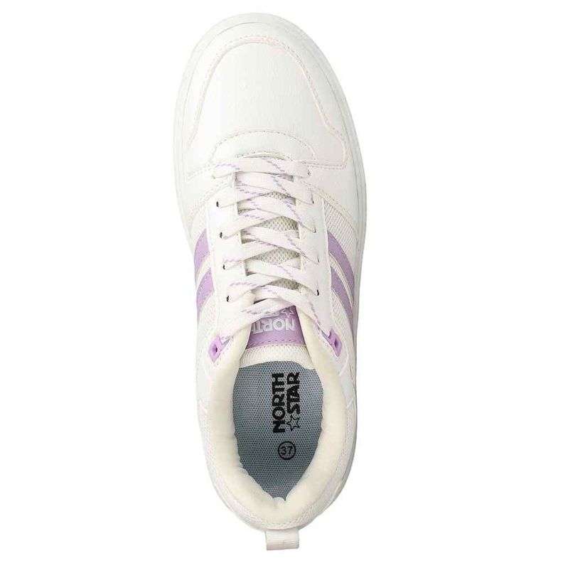 ZAPATILLA MUJER NORTH STAR GRAF BLANCO LILA-5