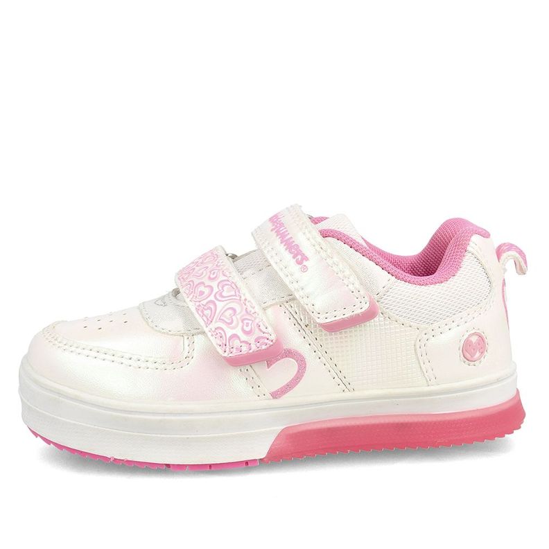 Zapatilla Niña Luces Bubblegummers Neon Rosado-1