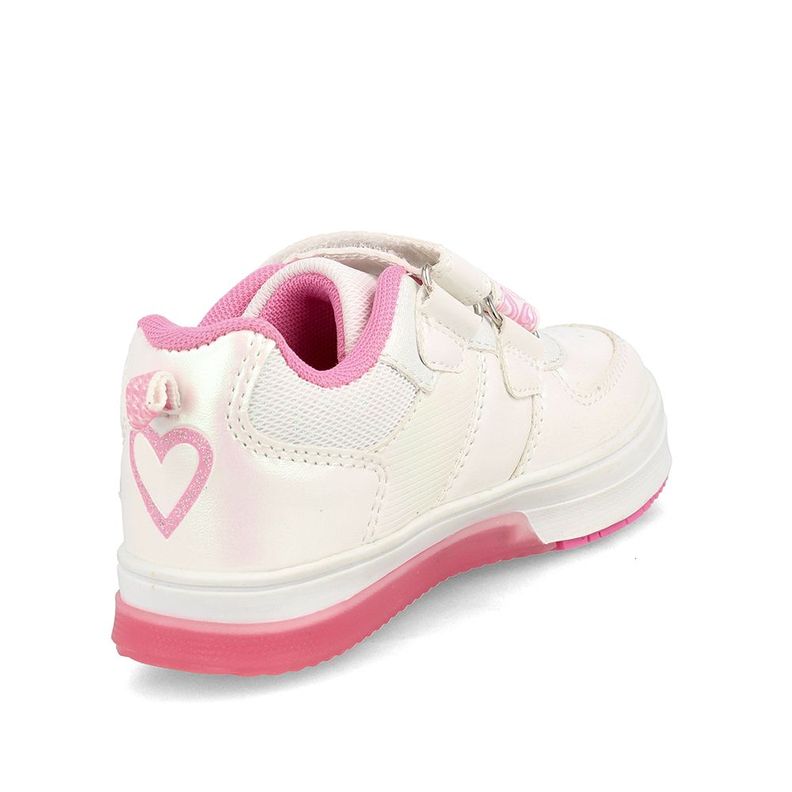 Zapatilla Niña Luces Bubblegummers Neon Rosado-3