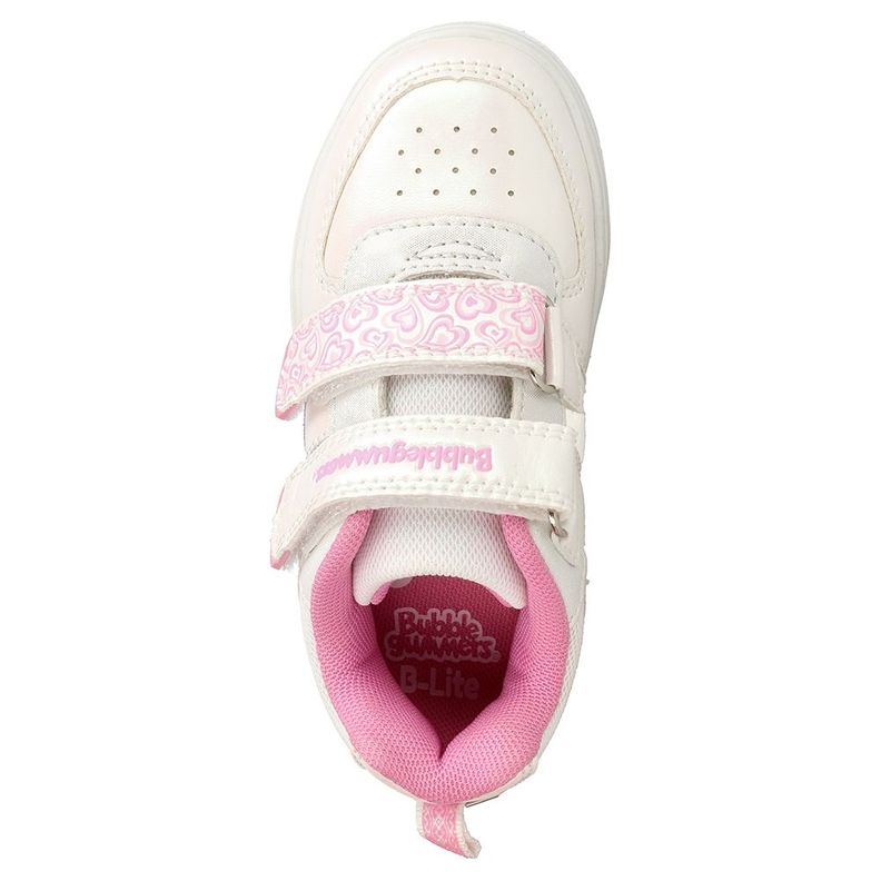 Zapatilla Niña Luces Bubblegummers Neon Rosado-5