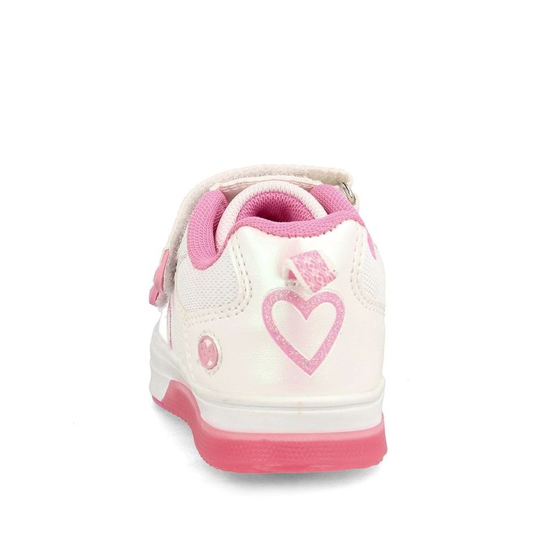 Zapatilla Niña Luces Bubblegummers Neon Rosado-2