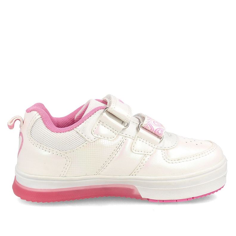 Zapatilla Niña Luces Bubblegummers Neon Rosado-4