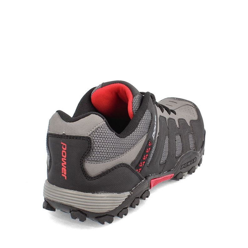 ZAPATILLA OUTDOOR HOMBRE POWER TREK TOR GRIS-3