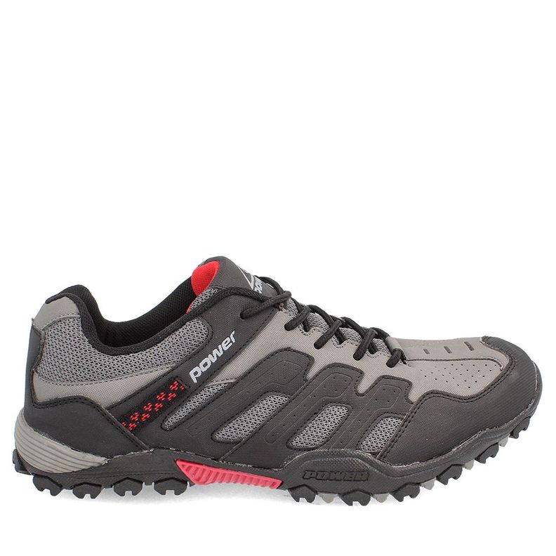 ZAPATILLA OUTDOOR HOMBRE POWER TREK TOR GRIS-4