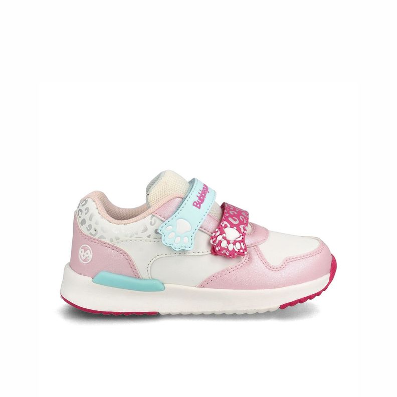 Zapatilla Nina Bubblegummers Speed Lite Blanco - Rosado