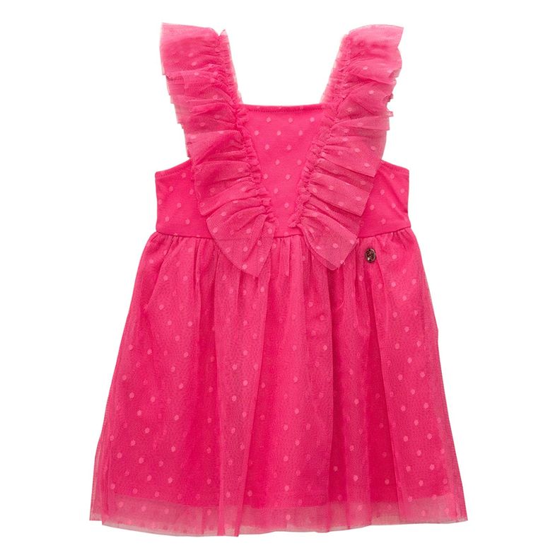 Vestido Niña Bubblegummers Laurina Carmin-0