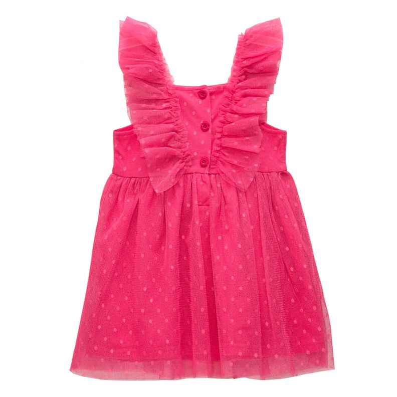 Vestido Niña Bubblegummers Laurina Carmin-1