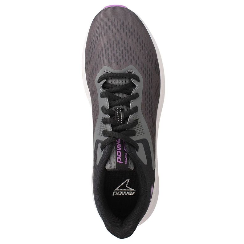 Zapatilla  Mujer Power Harrow Plus Racer Sc Negro-5