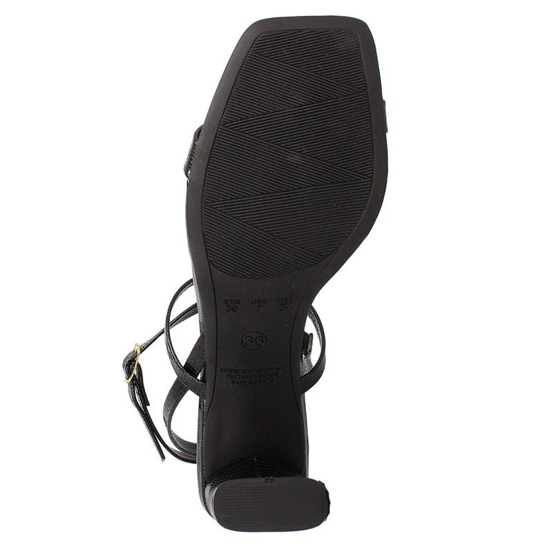 SANDALIA MUJER BATA LILA NEGRO-6