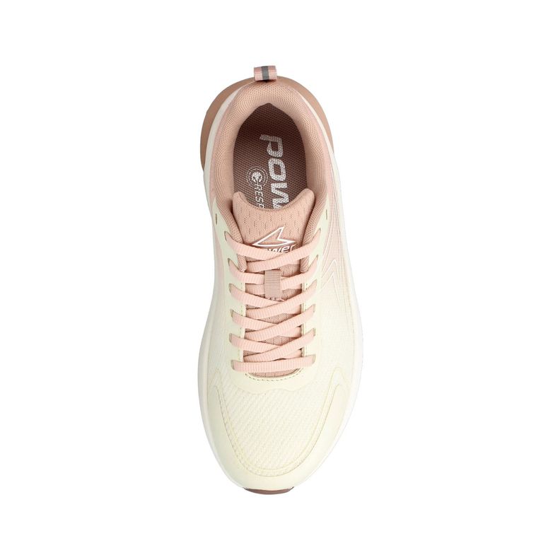 Zapatilla Mujer Power Duofoam Max 500 Delux Beige-Coral-3