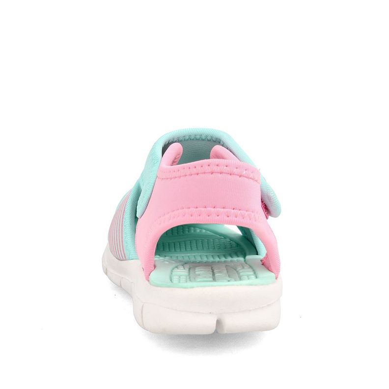 Sandalia  Niño Bubblegummers Bentley Celeste-Rosado-2