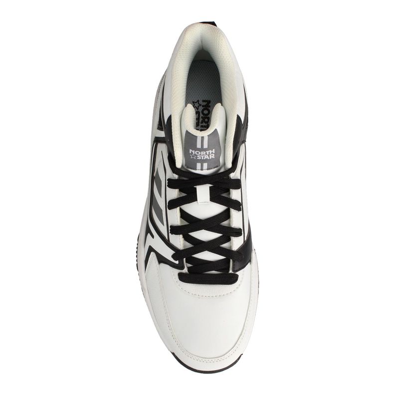 Zapatilla Hombre North Star Fly Blanco-Negro-3