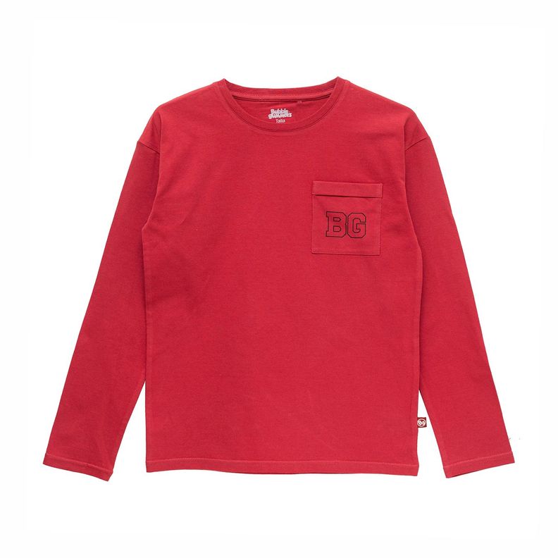 Poleras Manga Larga Niño Bubblegummers Igor 2 Rojo-0