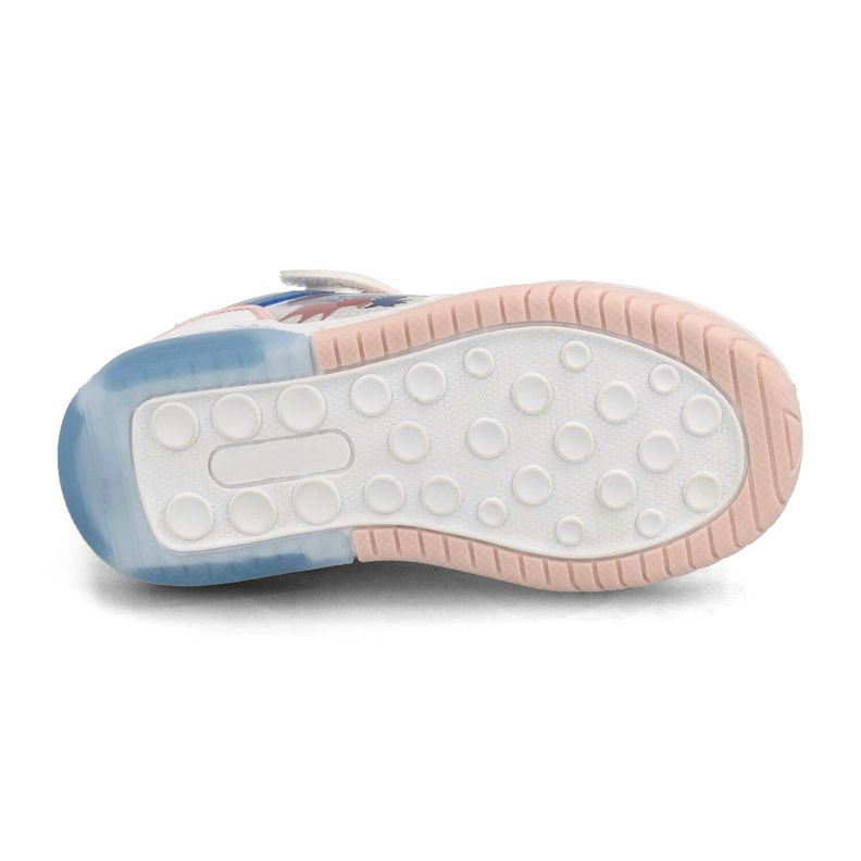 Botín Niña Bubblegummers Stitch Blanco- Azul-4
