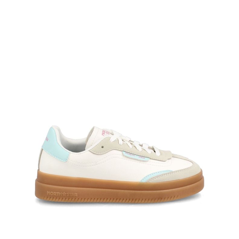 Zapatilla Mujer North Star Striker Elev8 Blanco-Celeste-0