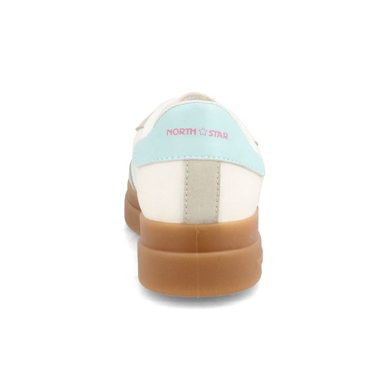 Zapatilla Mujer North Star Striker Elev8 Blanco-Celeste-2