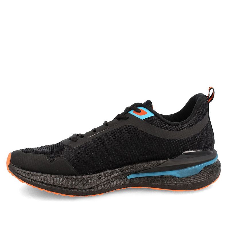 Zapatilla Hombre Power Kissen Negro-Azul-1