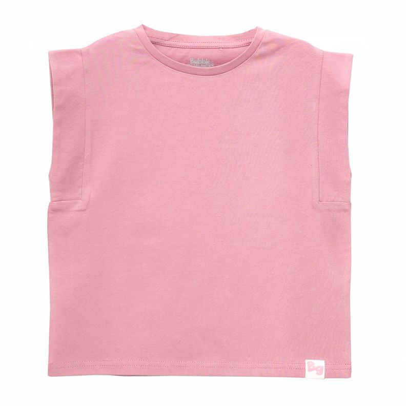 Polera Manga Corta Niña Bubblegummers Issis Rosado Teens-0
