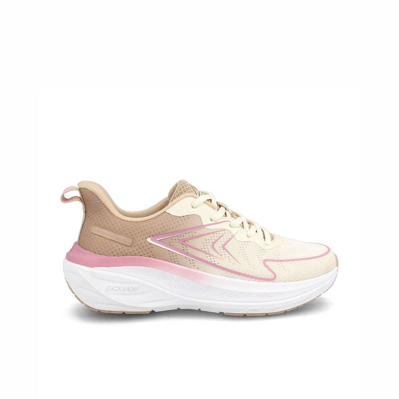 Zapatilla Mujer Power Libra Osaka Beige-Rosado-0