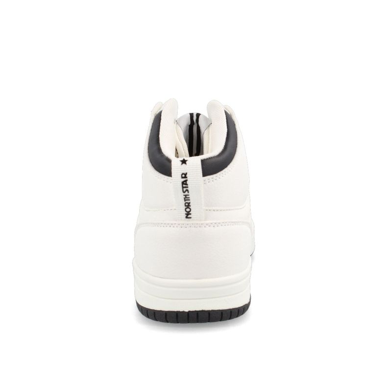 Zapatilla Mujer North Star Hem Blanco - Negro-2