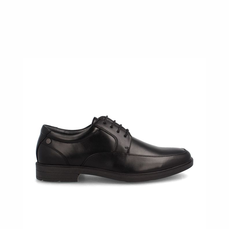 Zapato Hombre Bata Comfit Peter Negro con Cordon-0