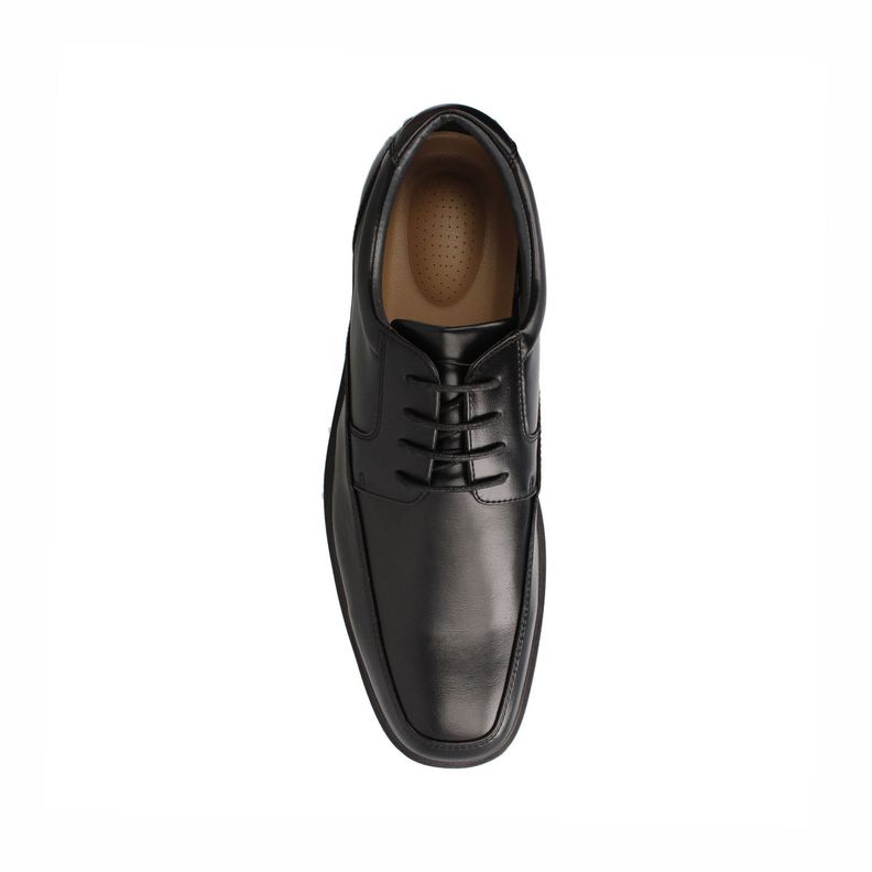 Zapato Hombre Bata Comfit Peter Negro con Cordon-6