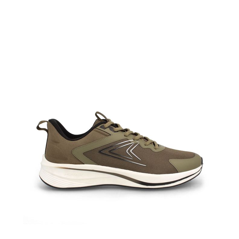 Zapatilla Hombre Power Swift Verde Militar-0