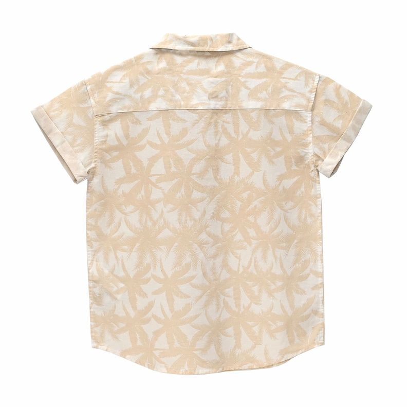 Camisa Niño Bubblegummers Palms Beige-1