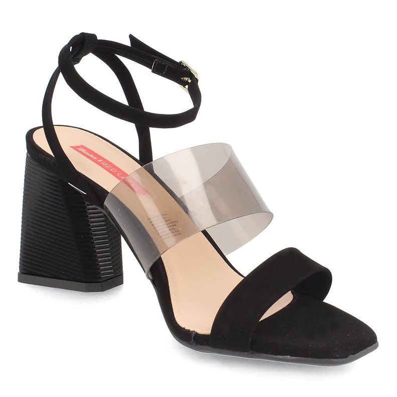 SANDALIA MUJER BATA RED LABEL CHER BLACK