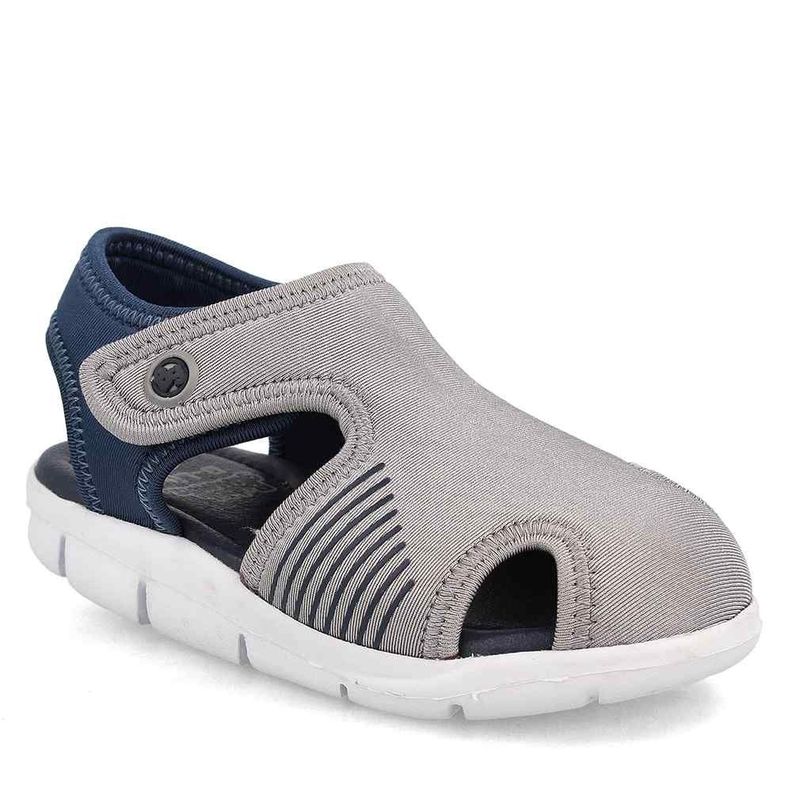 SANDALIA NIÑO BUBBLEGUMMERS BENTLEY GRIS 22-25-0