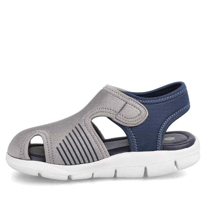SANDALIA NIÑO BUBBLEGUMMERS BENTLEY GRIS 22-25-1