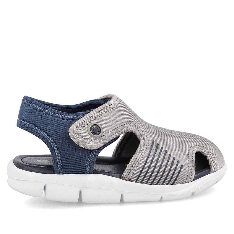 SANDALIA NIÑO BUBBLEGUMMERS BENTLEY GRIS 22-25-4