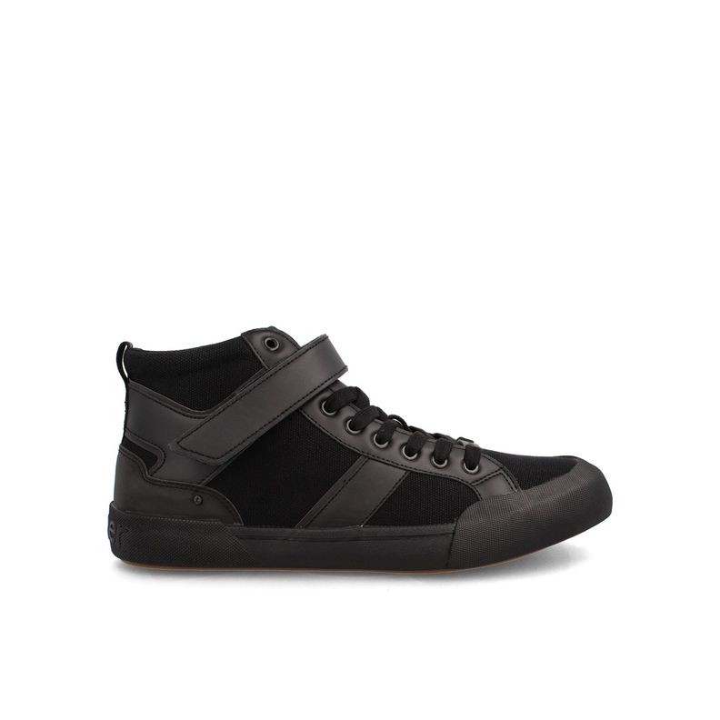 Zapatilla Escolar Niño Teener Tribu Negro Caña-0